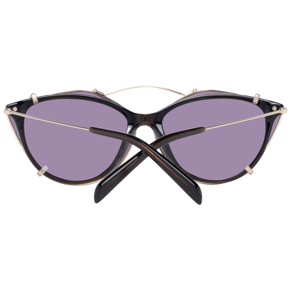 Emilio Pucci Brown Women Optical Frames with brown frame color and 66mm lenses height