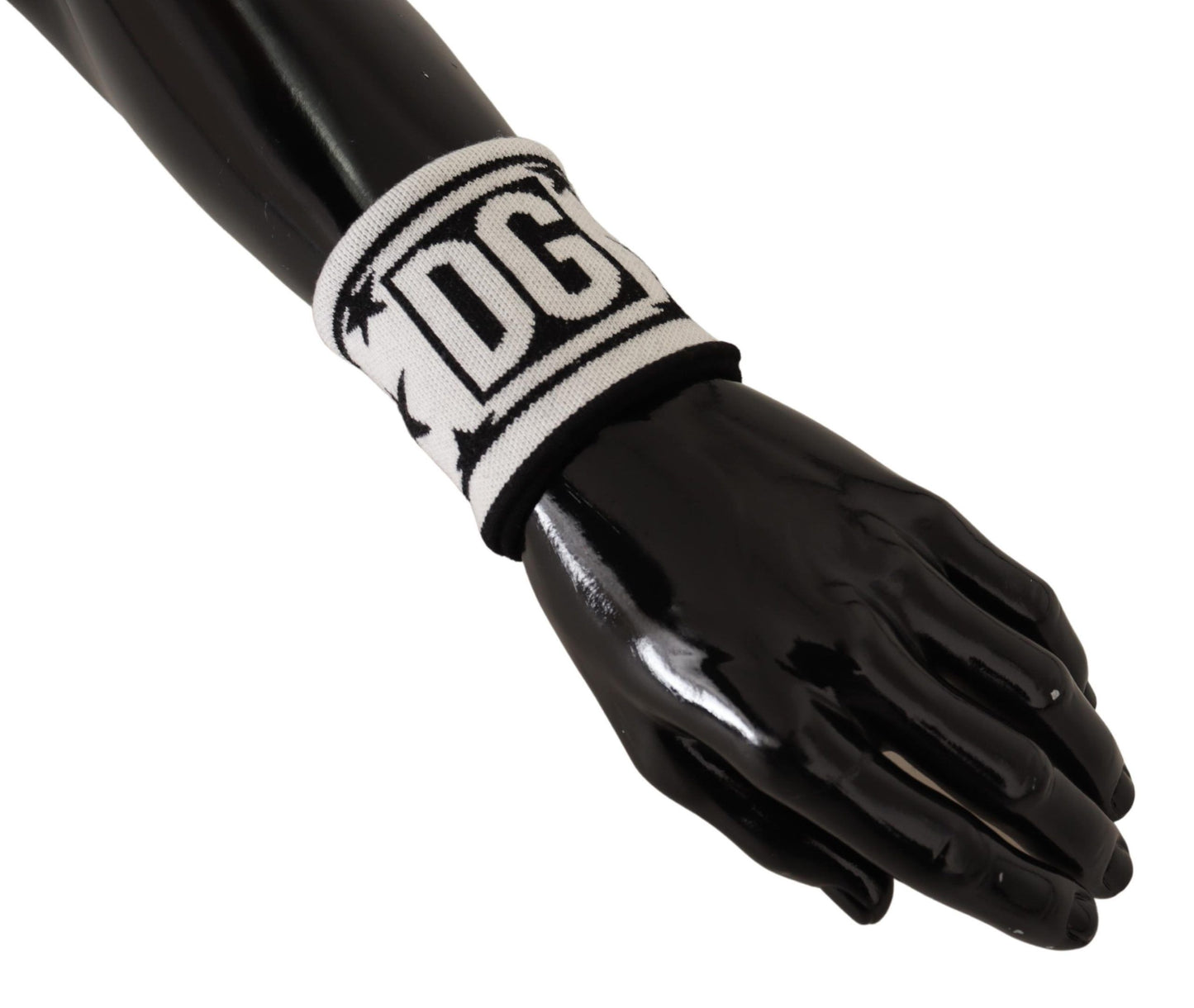 Luxurious wristband set by Dolce & Gabbana, crafted from 100% virgin wool