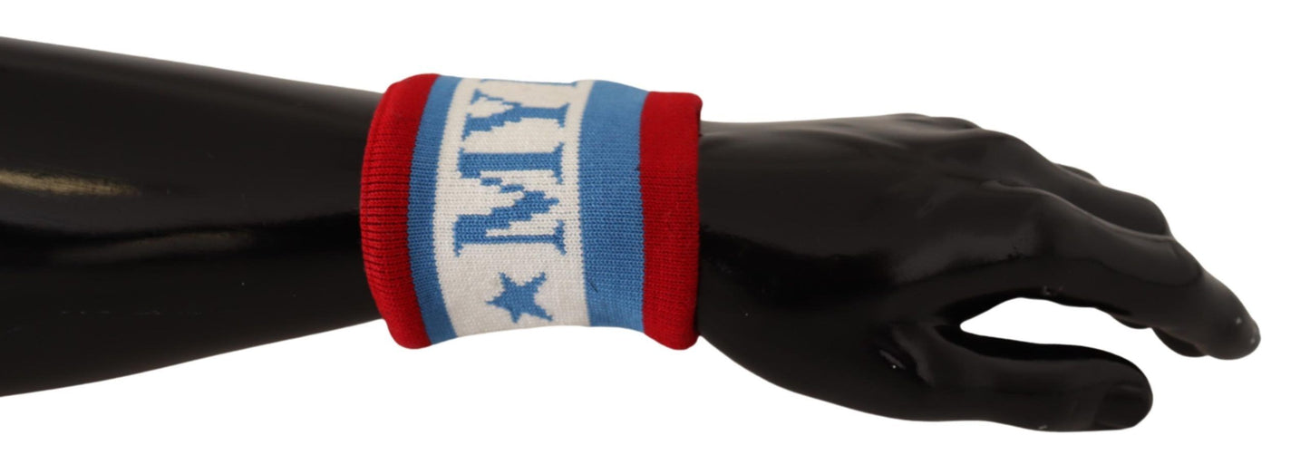 Exquisite multicolored Dolce & Gabbana King Of My Life wrist wrap