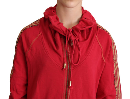 Indulge in elegance with this distinctive full zip hooded jacket by John Galliano