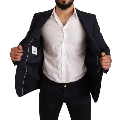 Luxurious Italian blazer with 70% Rayon 30% Cupro lining