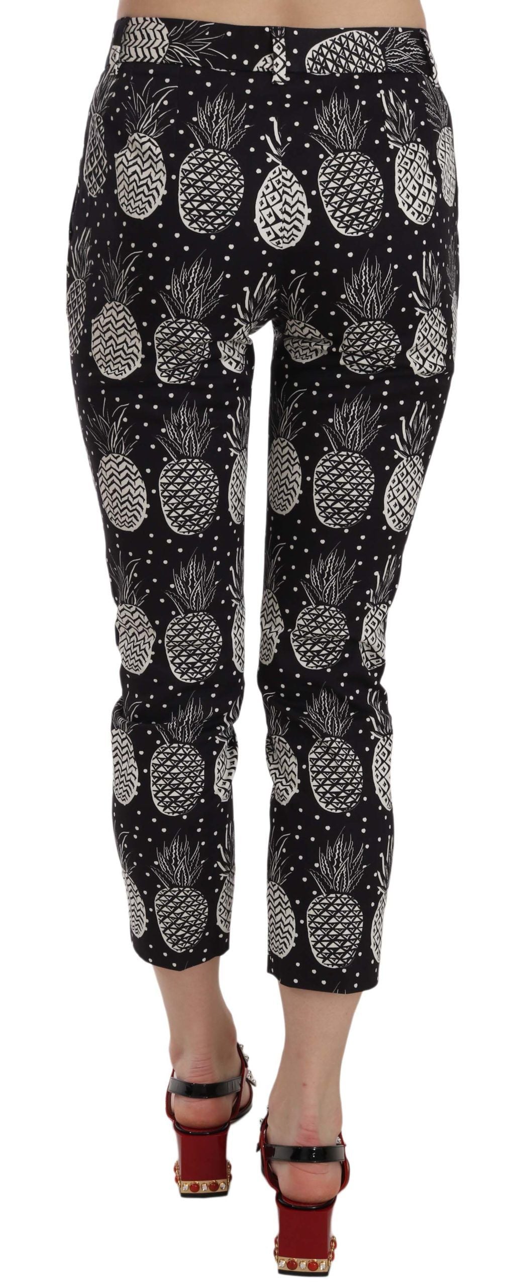 Gorgeous, comfortable, and flattering black capri pants with playful sophistication