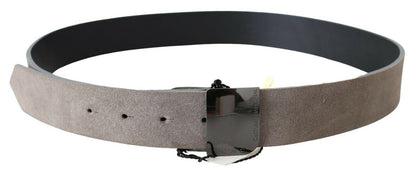 Versatile brown leather belt from Costume National with smooth finish and adjustable buckle