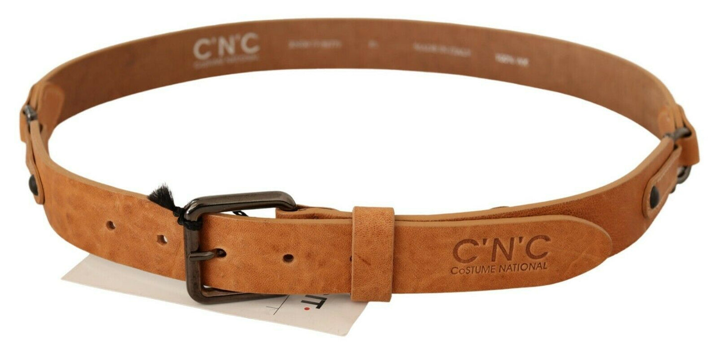  Premium Italian crafted light brown belt with original tags 