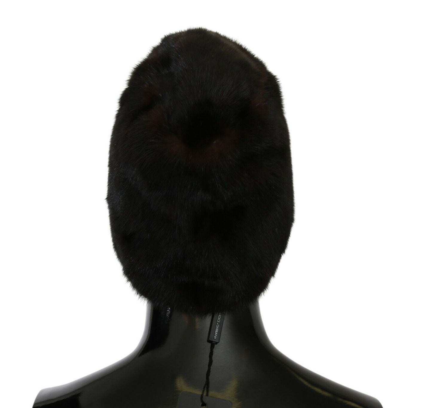 Italian-made, black silk beanie with luxe inner lining
