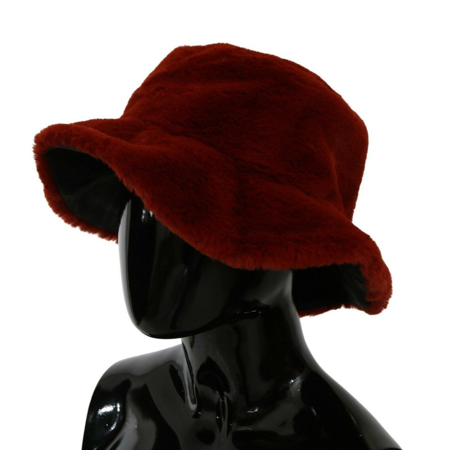 Luxurious Made in Italy Dolce & Gabbana hat with vibrant red hue