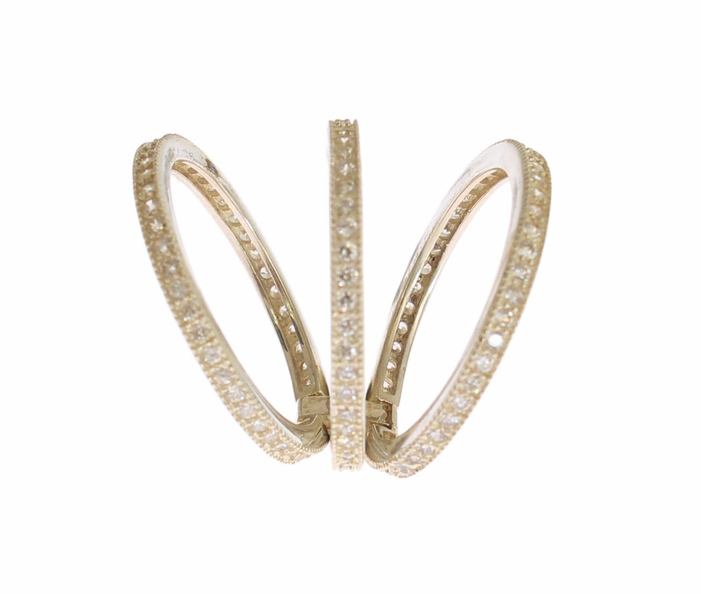 Nialaya Dazzling Sterling Silver CZ Crystal Ring, sparkling jewelry for special occasions