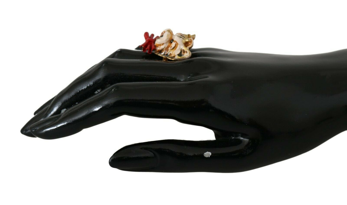 Luxurious statement jewelry for women with eye-catching dog motif