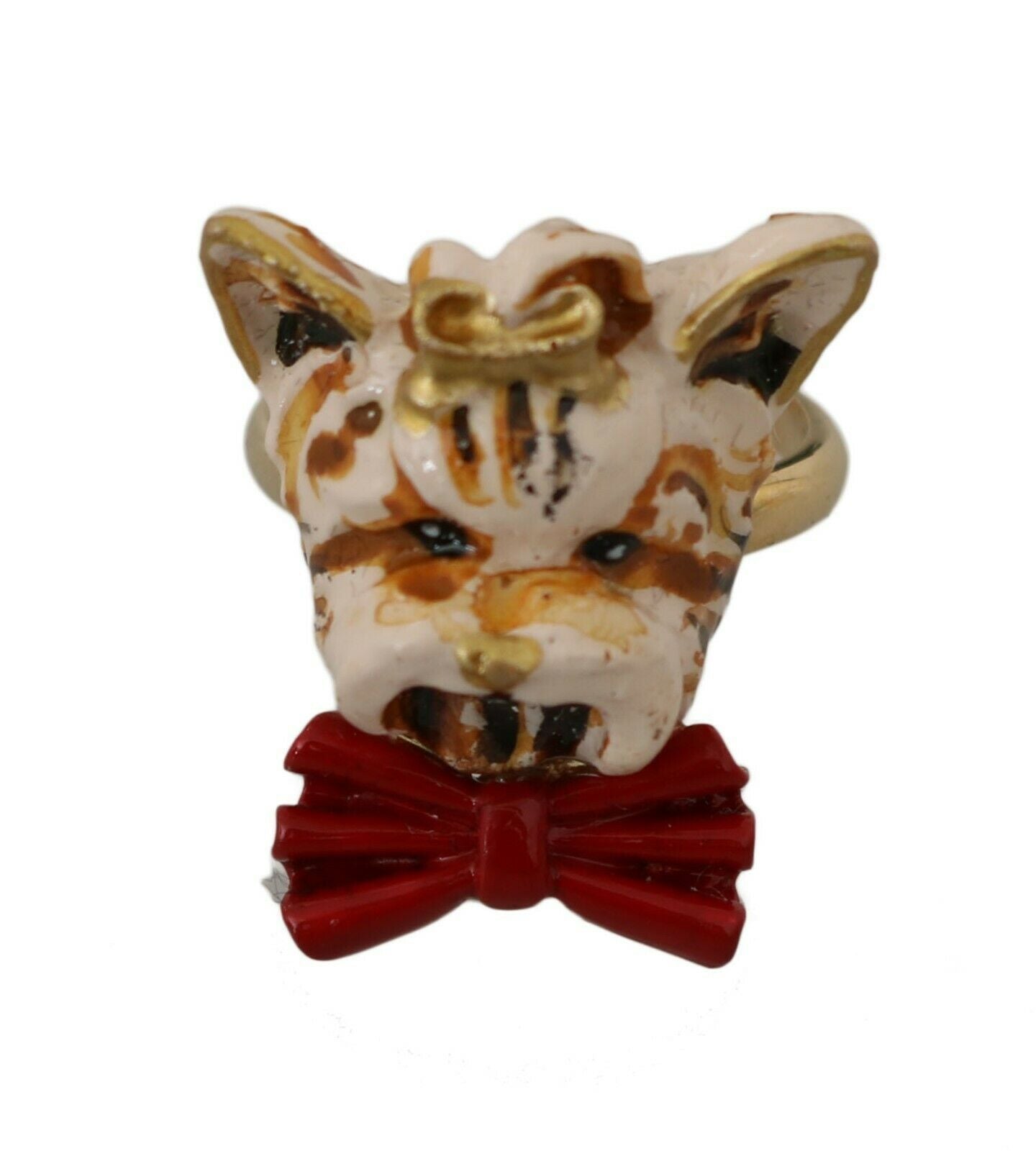 Crafted with attention to detail and made of resin and brass