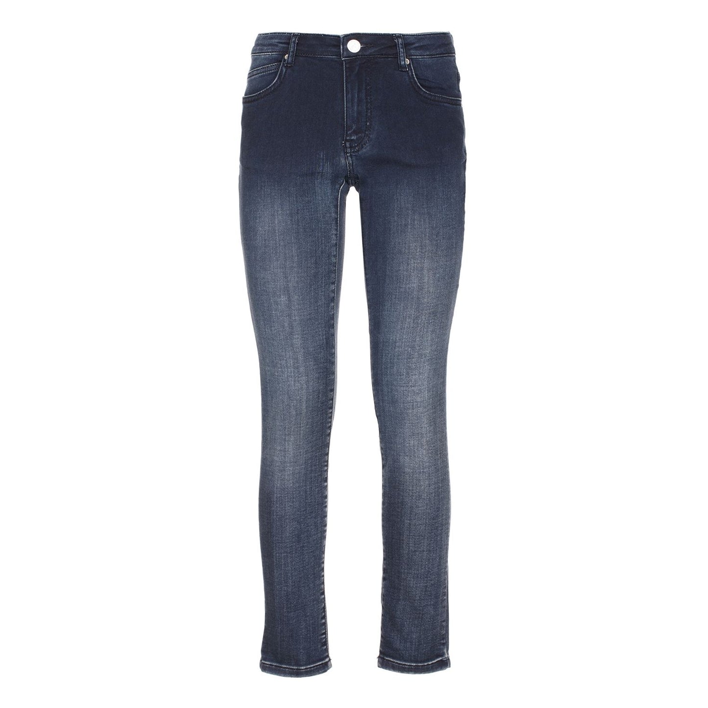 Maison Espin Chic Blue Skinny Sweat Pants for Everyday Elegance, expertly crafted for the modern woman, with a regular leg cut and a normal waist to flatter your silhouette