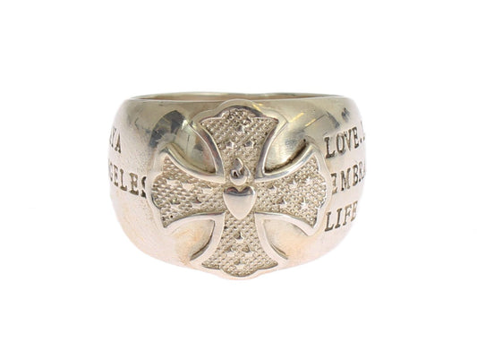 Nialaya Elegant Sterling Silver Statement Ring crafted from high-quality 925 Sterling Silver