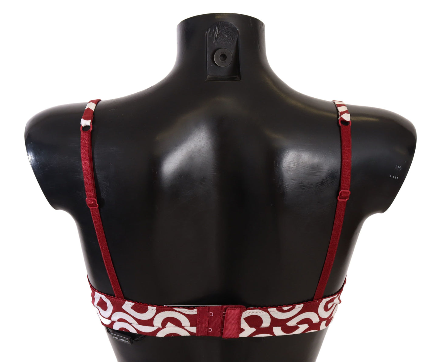 Dolce & Gabbana Red Cotton Logo Printed Designer Bra for women