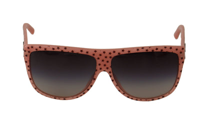 Dolce & Gabbana vintage style star-studded sunglasses in chic brown hue