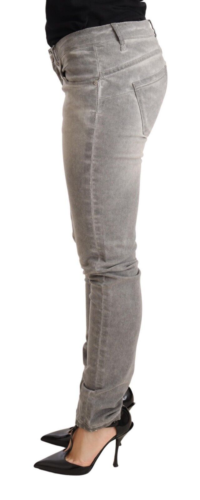  Acht brand new low waist skinny denim in gray color 