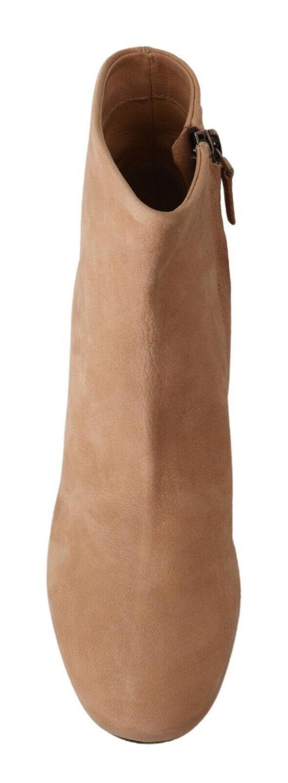 Beige leather boots from DEL CARLO exude sophistication and premium quality