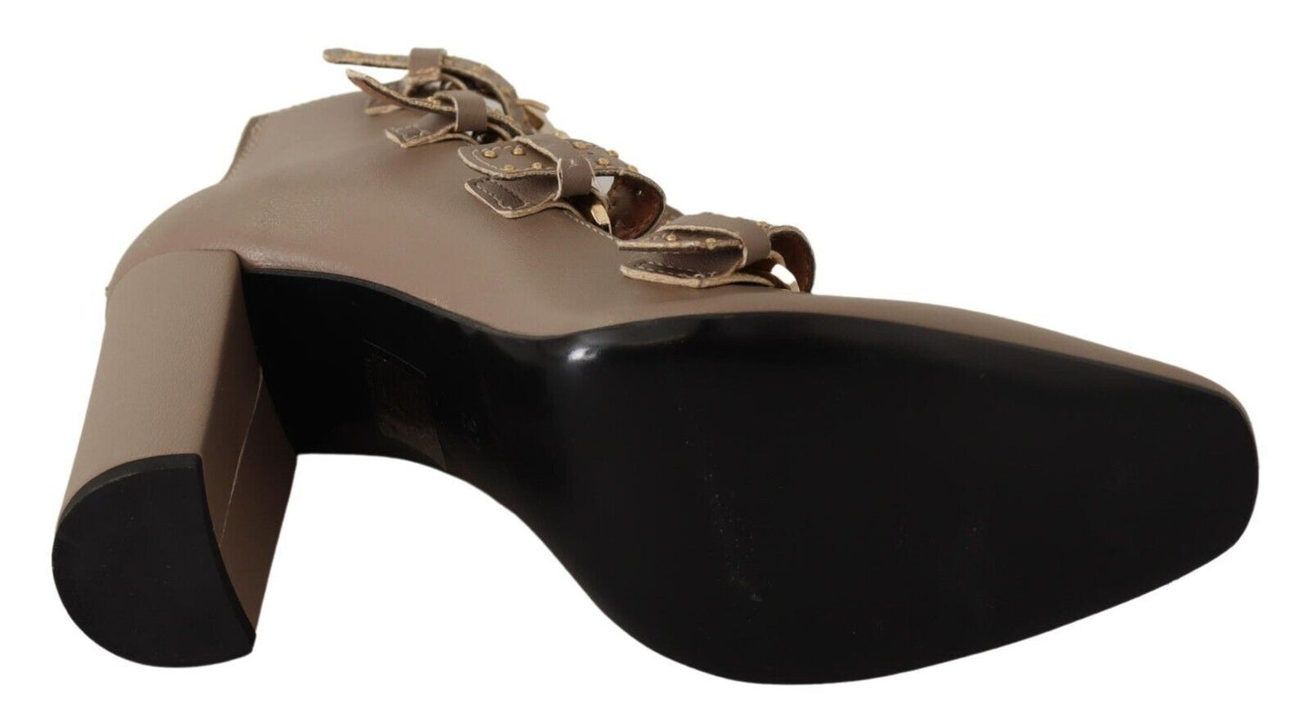  Exquisite craftsmanship and comfort in Leather heels 