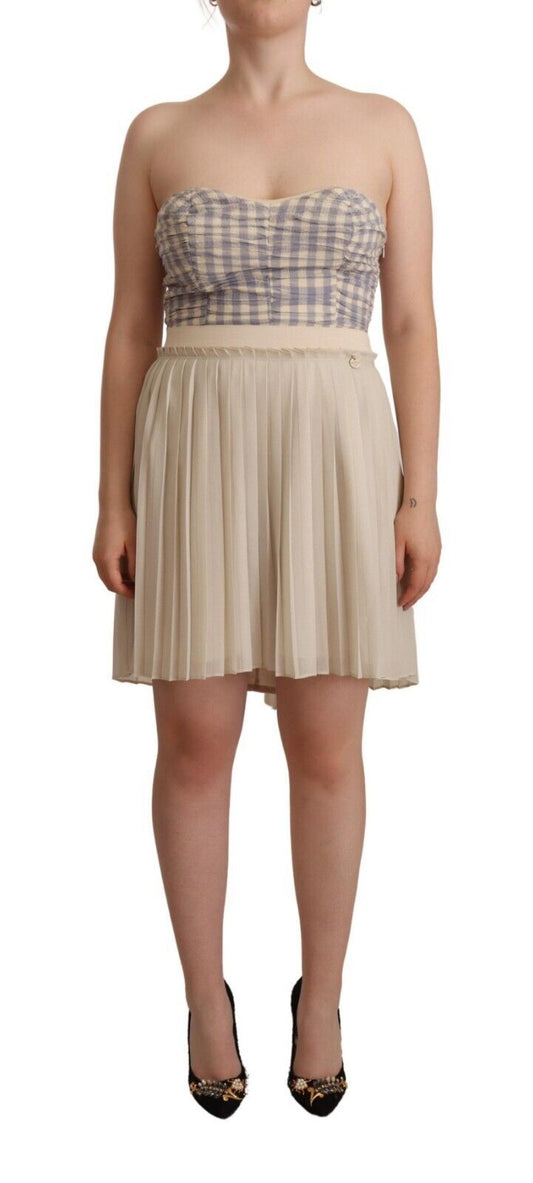 Stunning beige A-line dress from Guess for upscale events