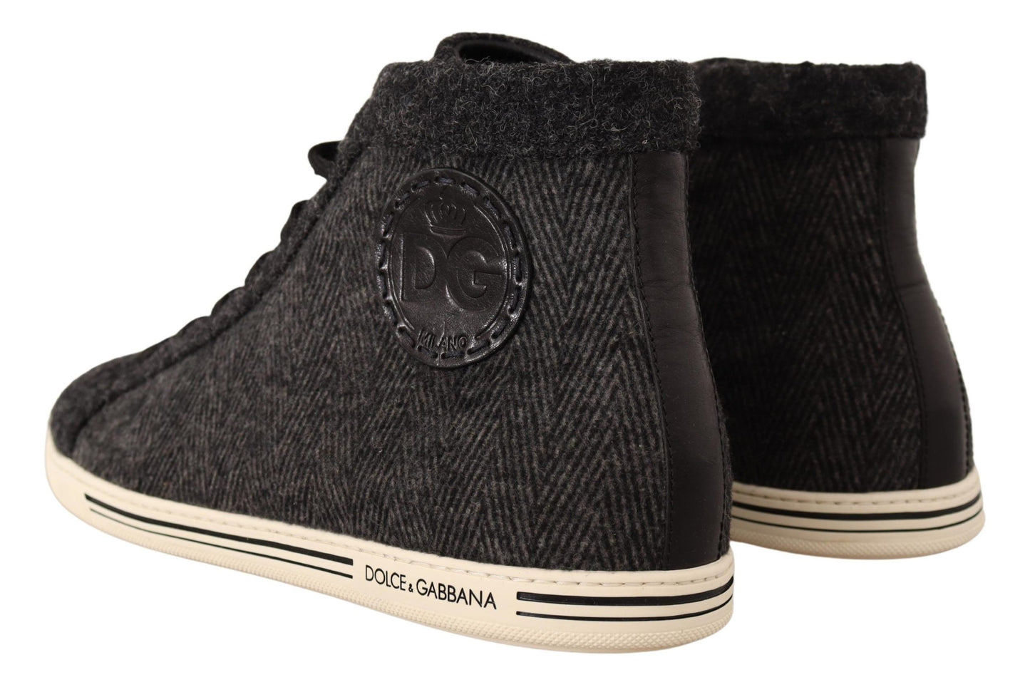 Luxurious and sophisticated high top sneakers from Dolce & Gabbana