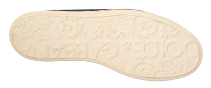 High top sneakers with iconic logo details from Dolce & Gabbana