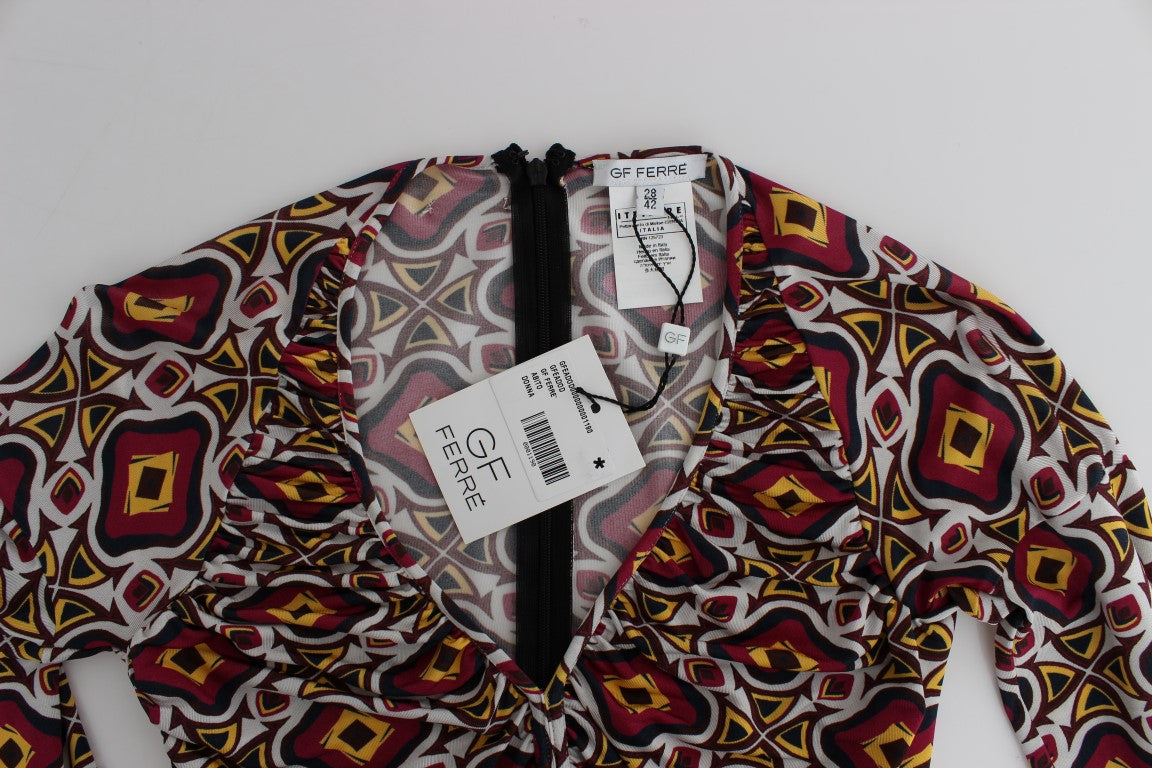  Authentic GF Ferre Chic Multicolor Cocktail Dress, brand new with tags 