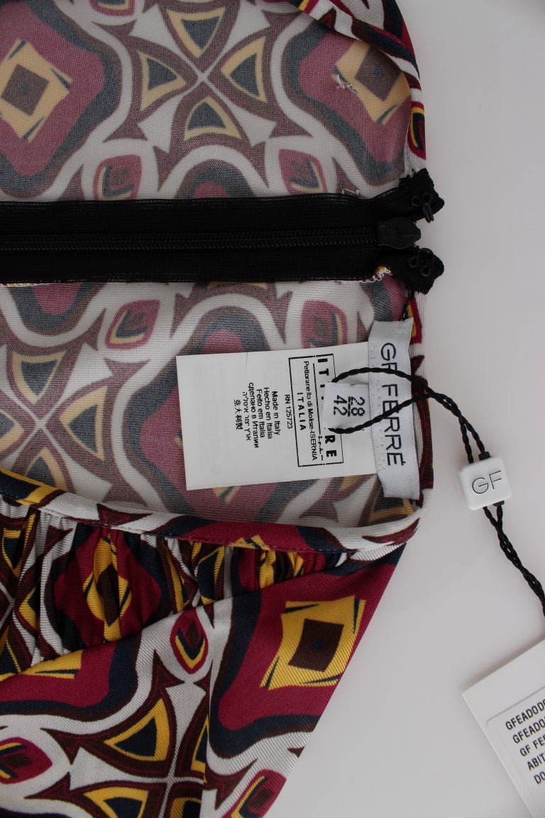  Elegant and eye-catching GF Ferre Chic Multicolor Cocktail Dress