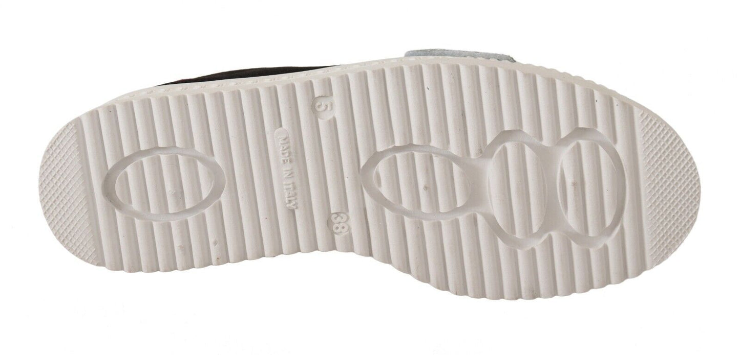 Suede sneakers with sturdy rubber sole for comfort and traction