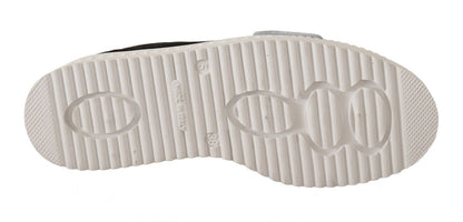 Suede sneakers with sturdy rubber sole for comfort and traction