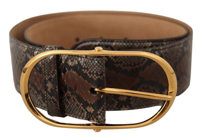 Statement accessory for enhancing silhouette with classic brown hue
