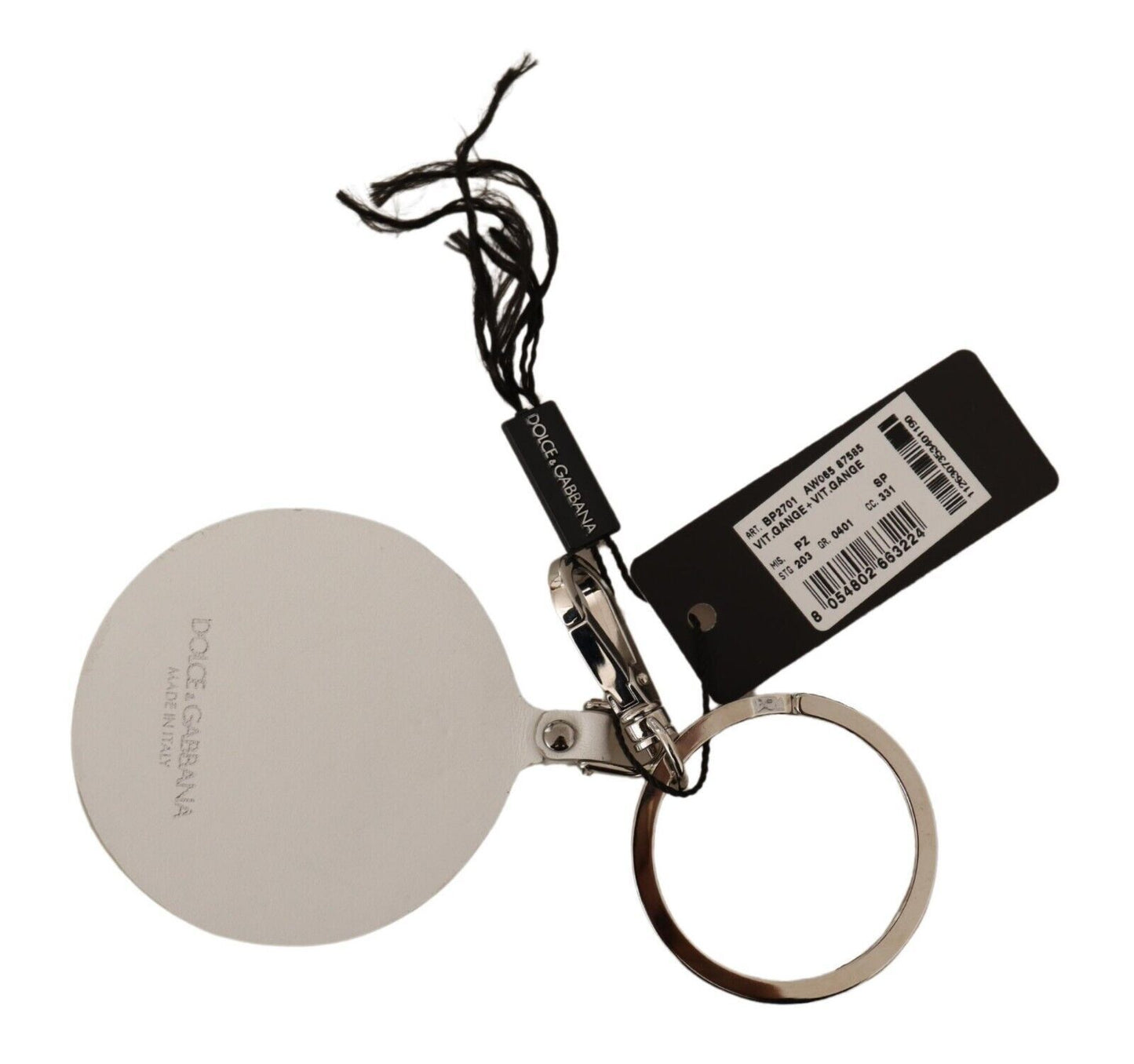  Sleek and elegant 15 cm keychain with iconic logo detail