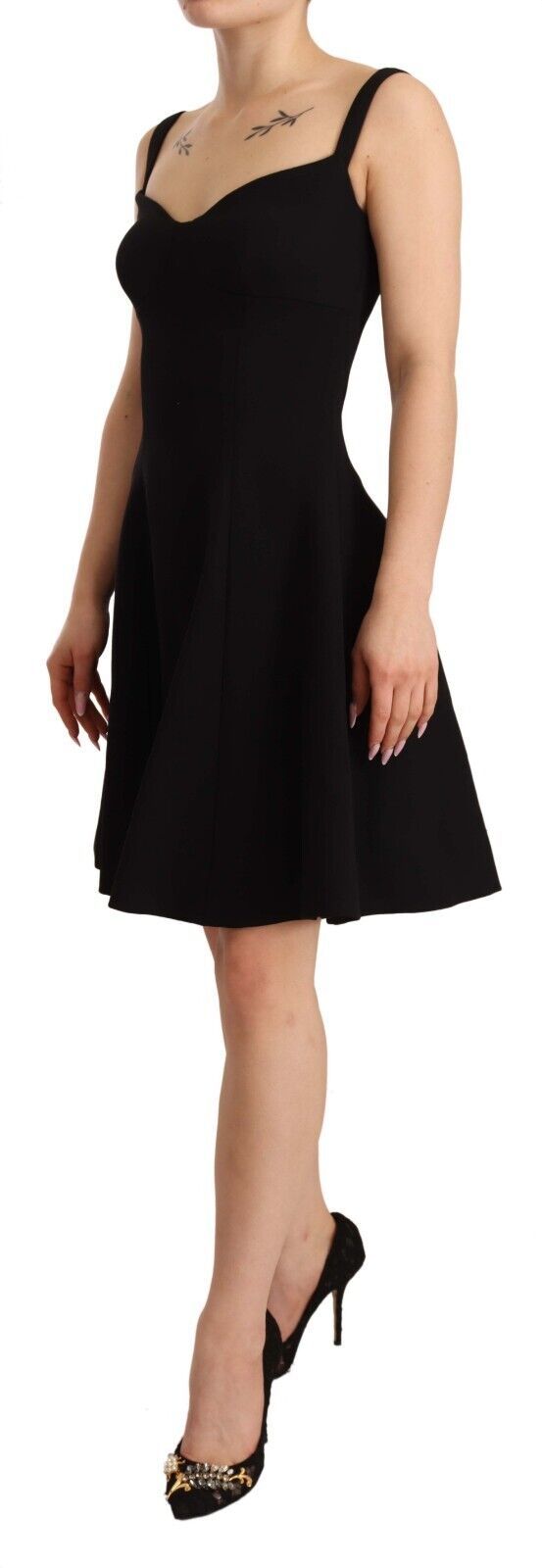 Luxurious black A-Line Sheath Dress by Dolce & Gabbana