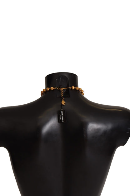 Exquisite statement necklace adorned with a vibrant array of multicolor crystals
