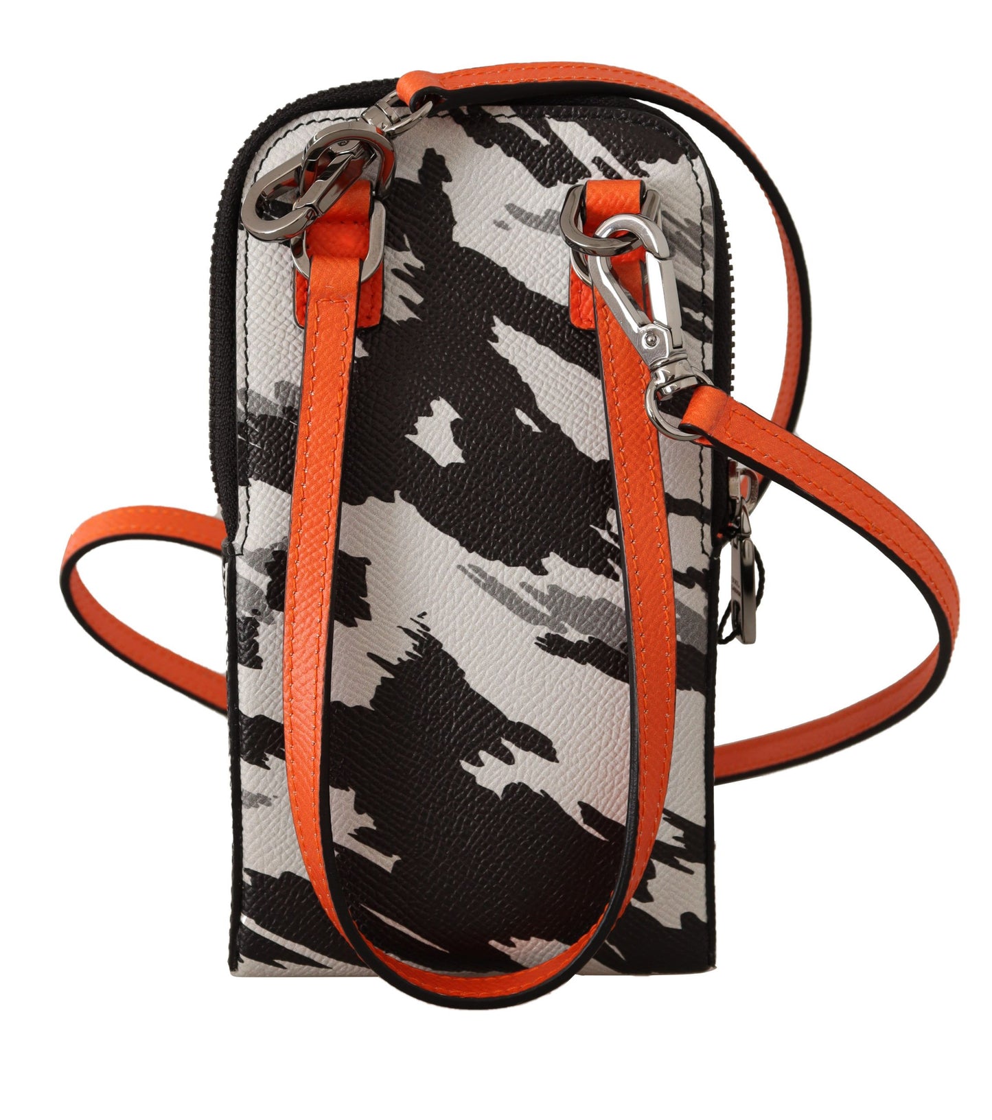 Elegant and practical phone pocket with card slots, full zipper closure, and detachable strap