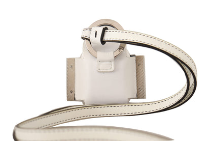  Italian-made Airpods case with iconic logo and secure strap 