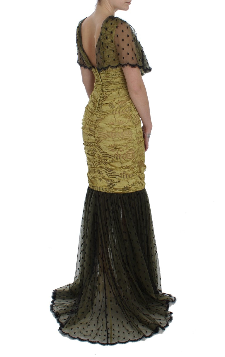 Dolce & Gabbana sheath dress with sleek back zipper closure and signature logo detail