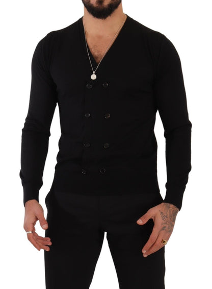 Indulge in the epitome of luxury with this sophisticated Dolce & Gabbana cardigan