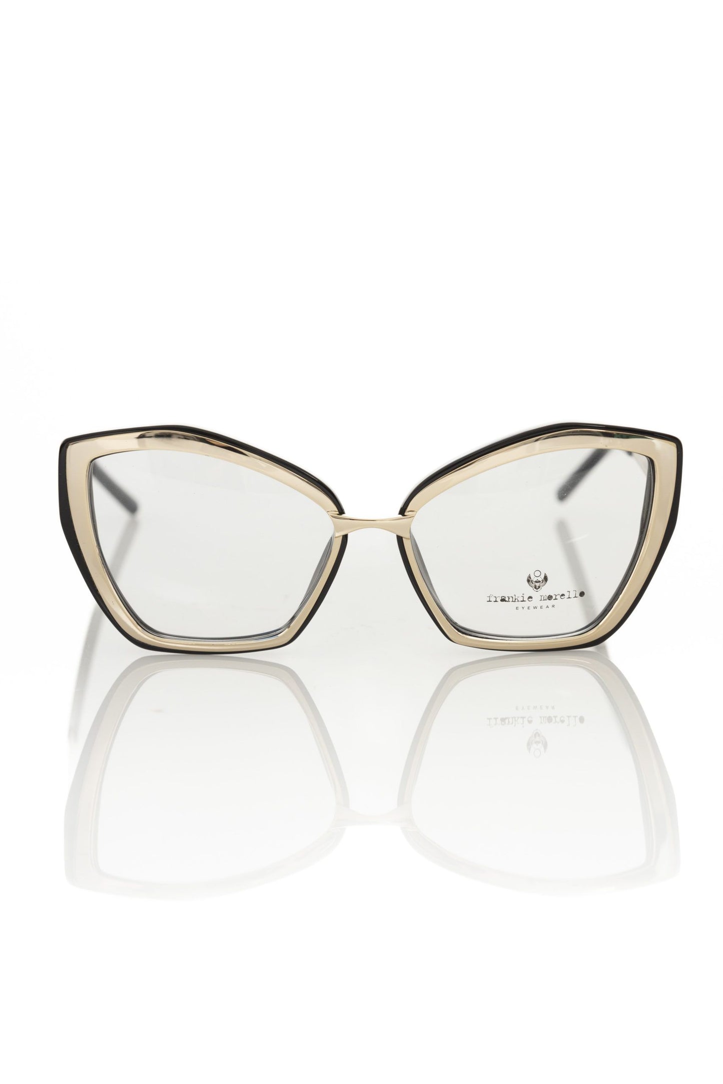 Exquisite butterfly model eyeglasses with gold-colored metal exterior