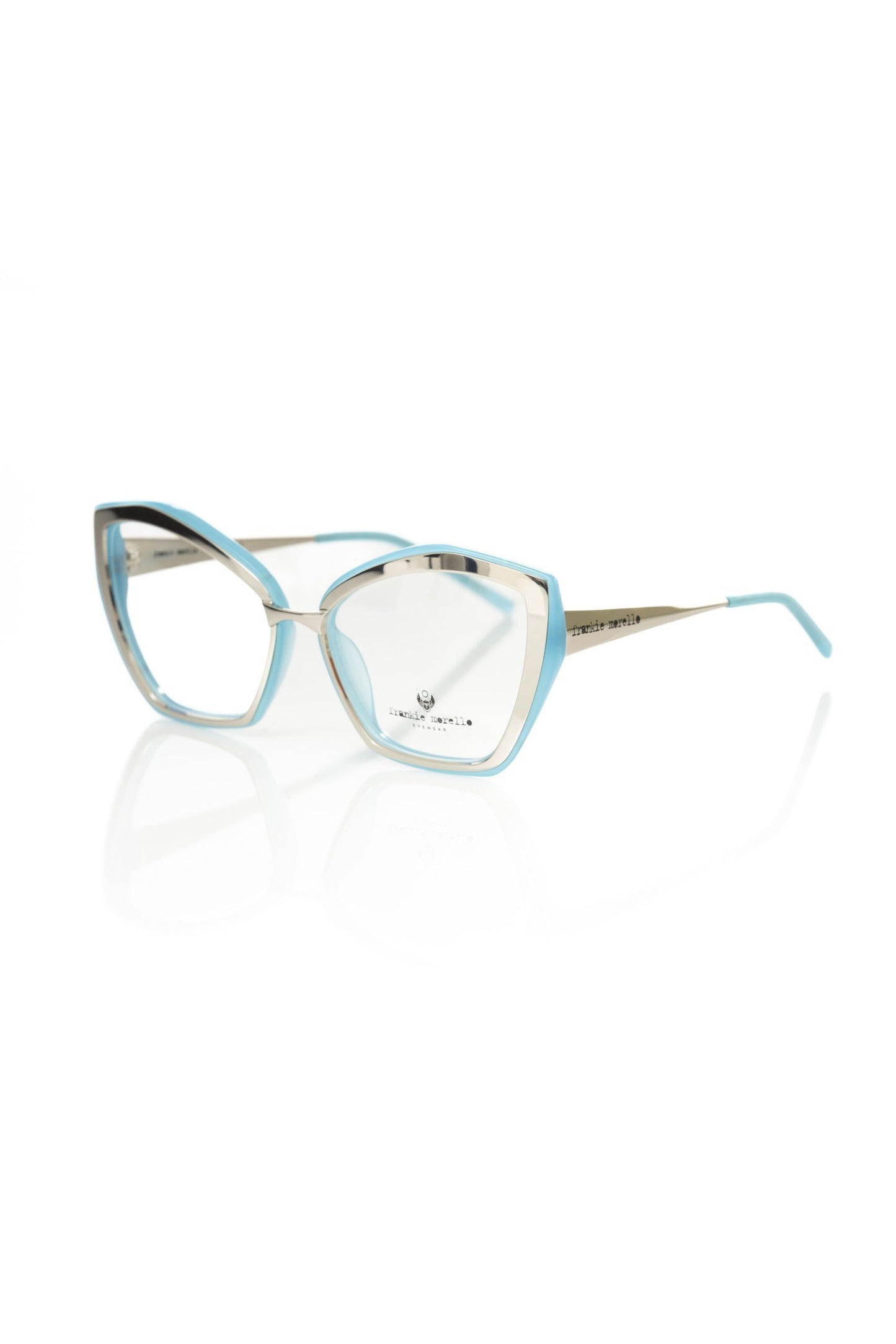 Exquisite Butterfly Model Eyeglasses with silver-toned metal exteriors and lush Tiffany interiors