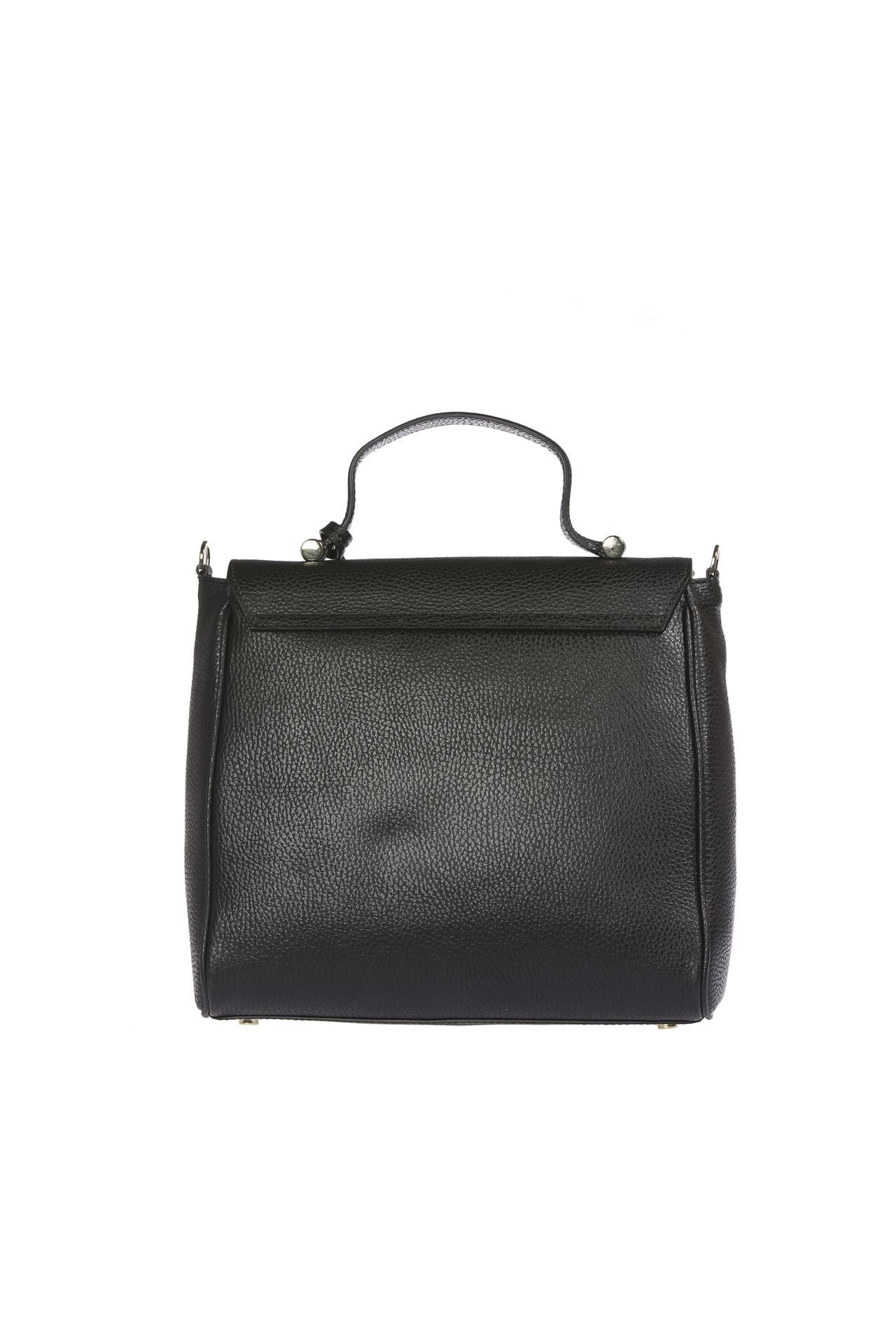 Italian crafted versatile handbag with removable shoulder strap