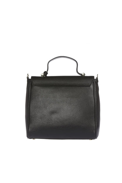 Italian crafted versatile handbag with removable shoulder strap