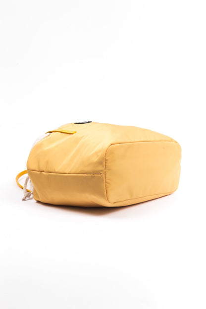 BYBLOS Yellow Polyester Women Handbag with logo-branded dust bag