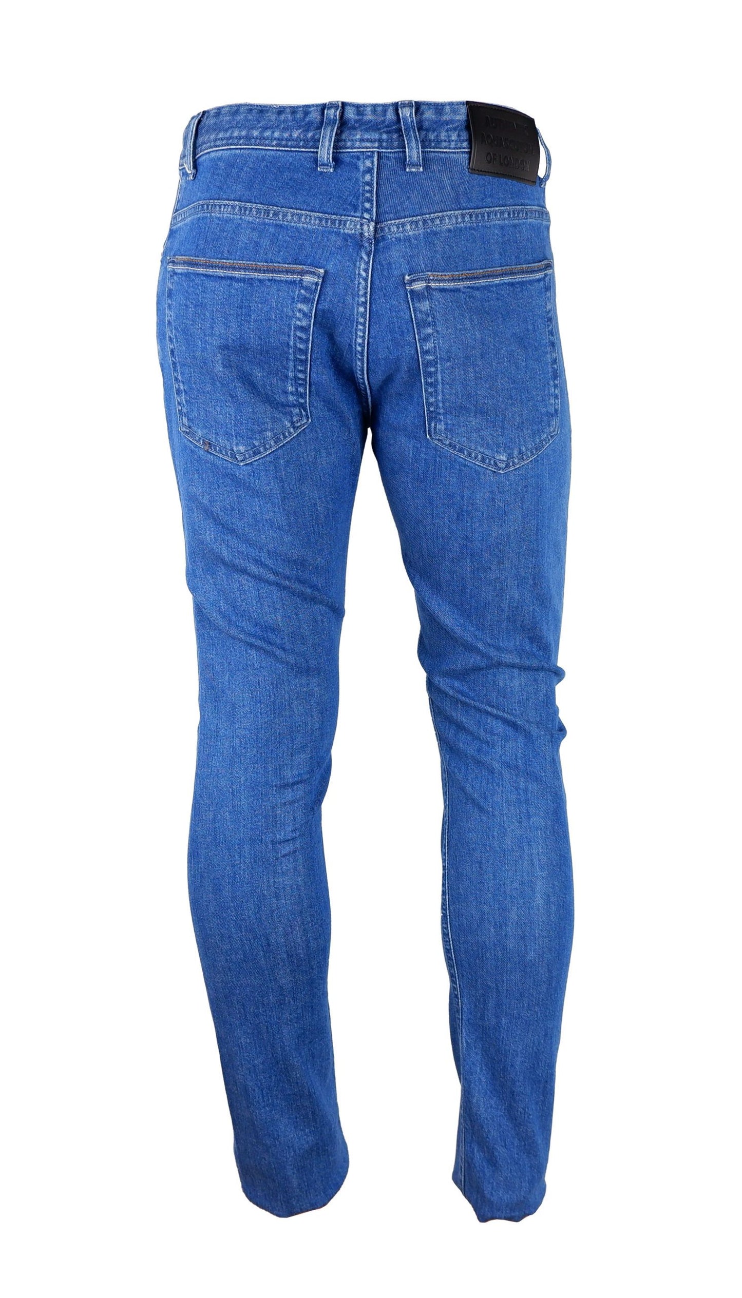 Light blue cotton men jeans by Aquascutum, perfect for casual wear