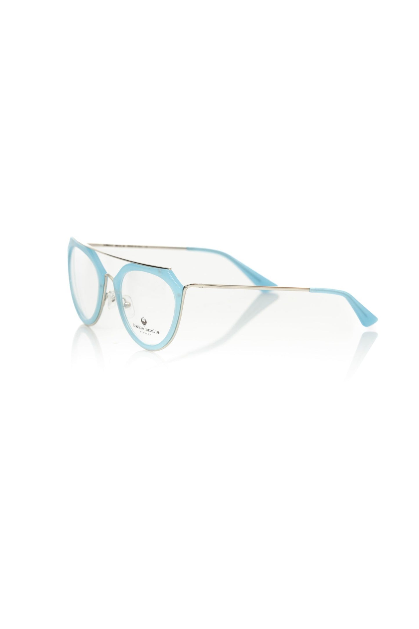 Contemporary style Aviator eyeglasses in delicate Light Blue hue with modern sophistication