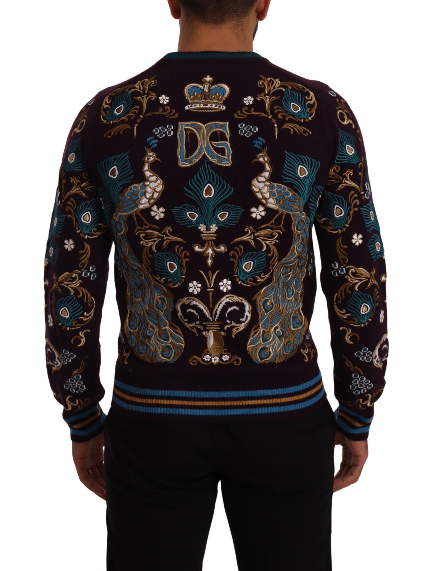 Exquisite multicolored embroidery showcasing the brand’s attention to detail
