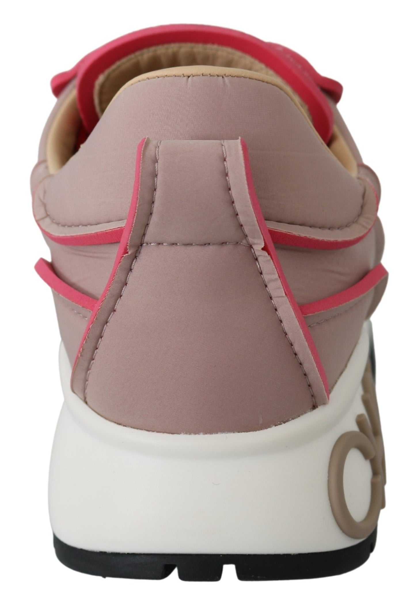 Jimmy Choo sneakers in delicate Ballet Pink with striking Red accents