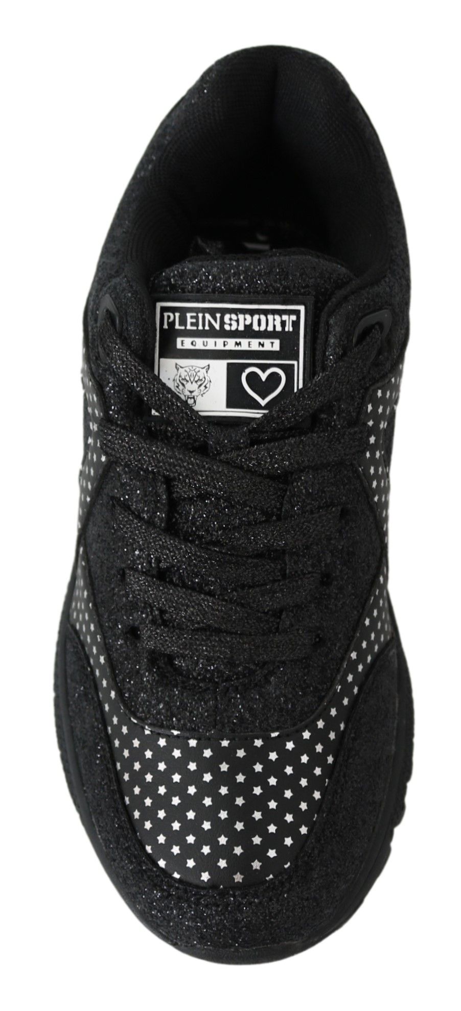 Versatile and elegant black Polyester material sport shoes