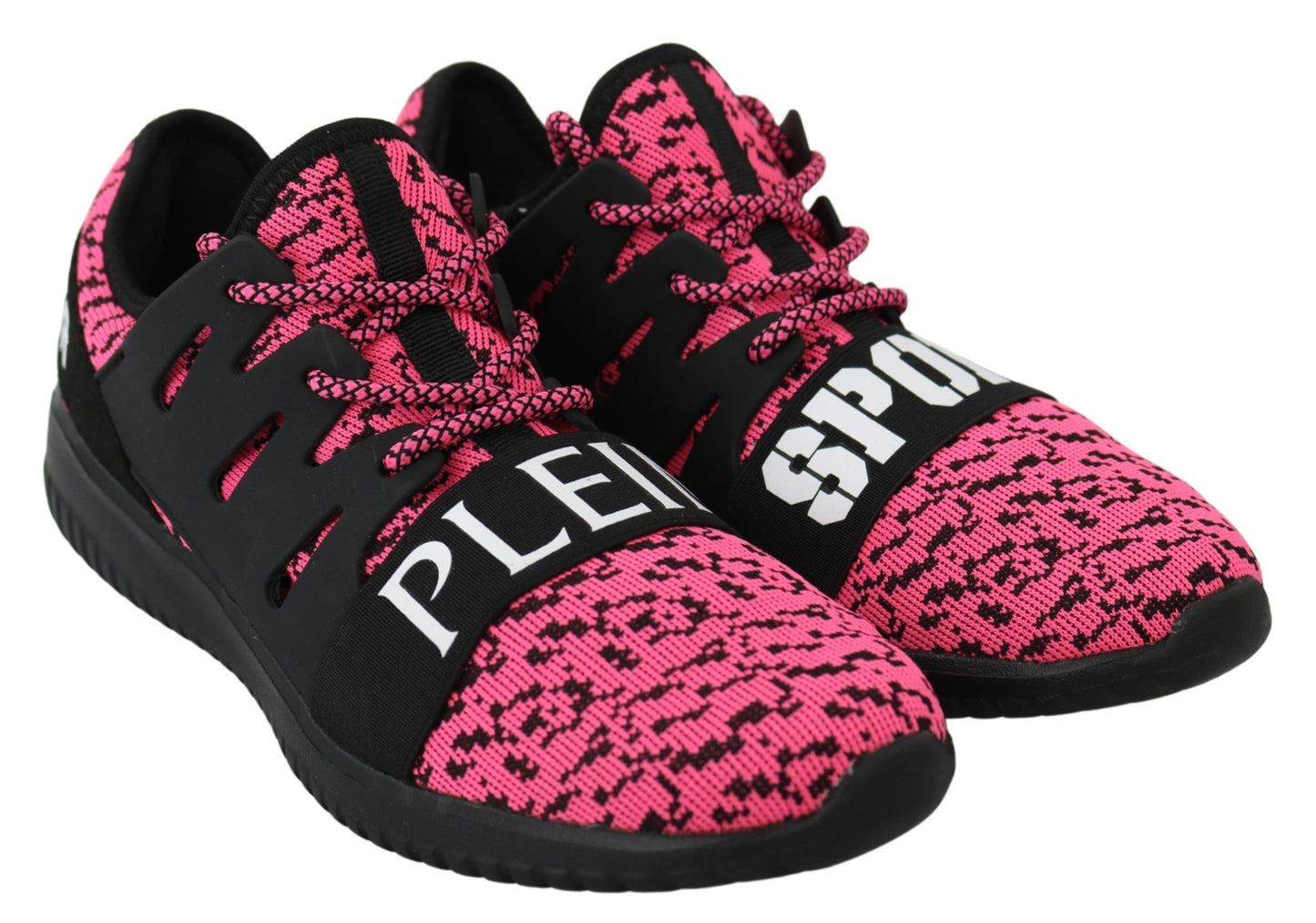 Stunning new-with-tags Plein Sport Women’s Sneakers in vibrant Pink Blush color