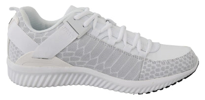 100% Authentic Plein Sport Adrian Sport Shoes for Men in Sleek White Color
