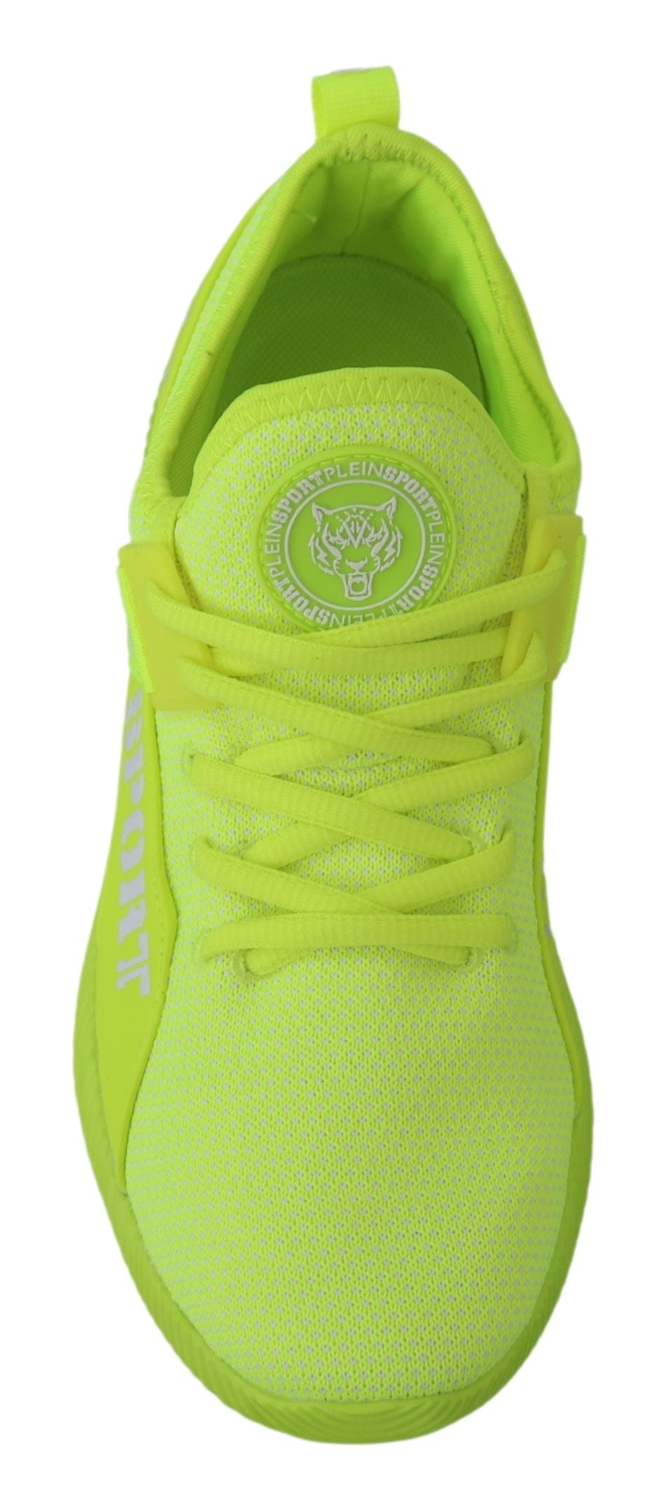 Plein Sport Electrify Your Step with Yellow Carter Sport Sneakers - A pair of vibrant yellow sneakers with the Plein Sport logo on the side, perfect for adding a pop of color to your athletic ensemble