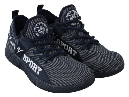 Carter Sport Sneakers in exclusive Blue Indaco colorway with Plein Sport logo
