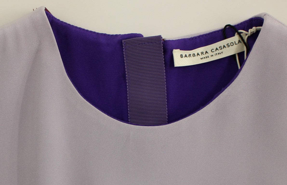  Sumptuous silk material in stunning lavender hue 